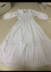 White Flowy Maxi Dress