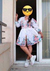 Floral Print Mini Dress (Brand New)