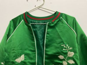 Green baseball jacket
