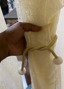 Magnetic Pearl Curtain Tiebacks (Pack of 2)