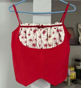 Bow Corset Cami Top