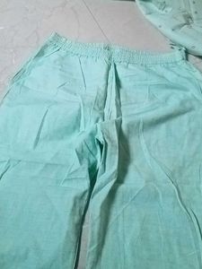 Light Green Printed Kurta Set