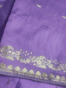 Elegant Lavender Saree