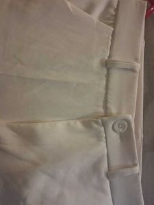 White Wide Leg Trousers (Formal)