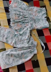 Floral Print Kurta Set