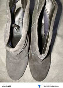 Velvet Black Boots