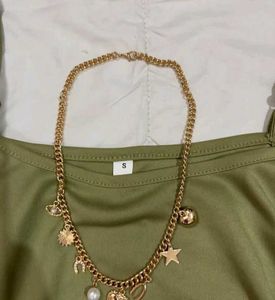 Sheer Green Floral Mesh Top