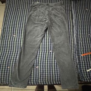 Gray velvet/corduroy Pants