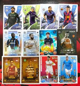 🏆 Lot of 12 Rare 🔥Topps Match Football Cards