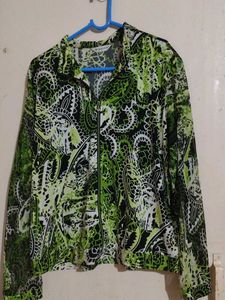Vibrant Paisley Print Long Sleeve Top