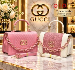 Designer Handbag Combo - 2 Pcs
