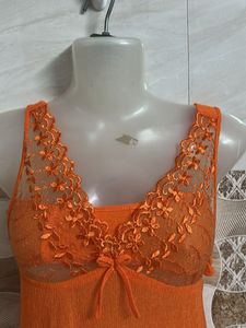 Orange Maxi Nightgown