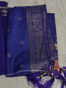 Beautiful Purple Embroidered Kurta Set