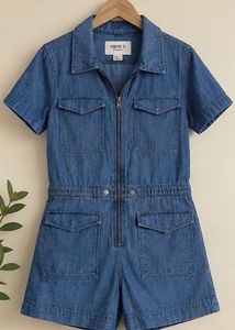 FOREVER 21 Denim Romper