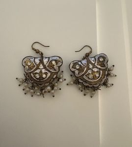 Elegant Pearl &amp; Crystal Dangle Earrings