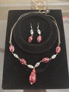 Necklace &amp; earrings with original box