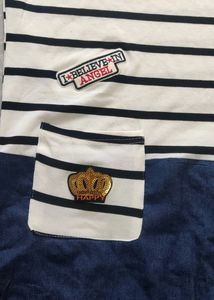 Everyday casual Tshirt dress with patches 😍