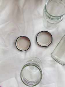 Set Of 10 Glass Jars