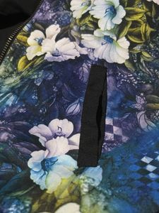 Floral Print Bomber Jacket
