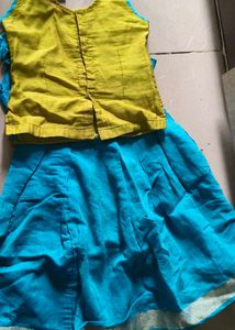 3 Vibrant Blue &amp; Yellow Lehenga Choli Sets