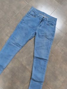 sky blue skinny jeans for women