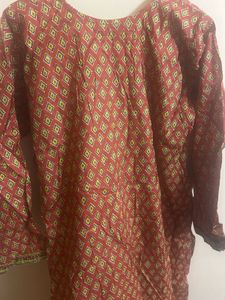 Beautiful Red Ethnic Kurta set
