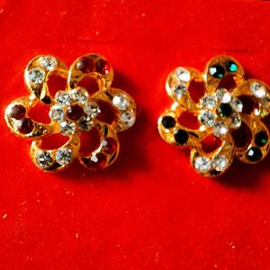 12pairs of NEW covering Gold Flower Earrings