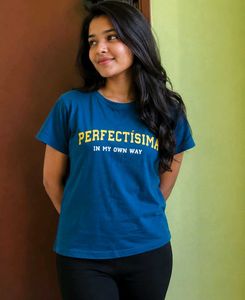 Blue "Perfectisima" T-Shirt