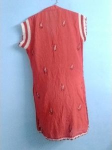 Red Short Kurta