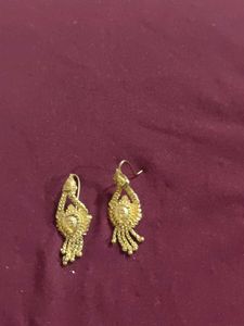 Elegant Gold Dangle Earrings