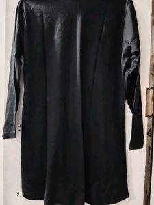 Black Long Sleeve Tunic with Butterfly Print