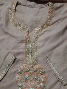 two set kashmiri tila work kurti combo with free p