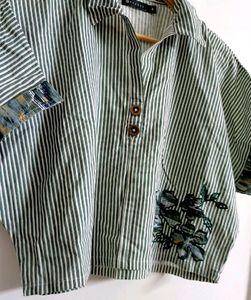 Smart Crop Shirt For Women.