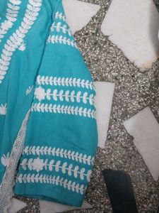 Blue Chikankari Kurta
