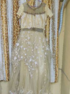 Elegant Cream Gown