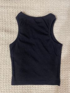 Black tank top