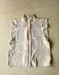 H&amp;M cotton beige top