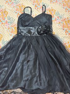 Sheer Black Party Dress