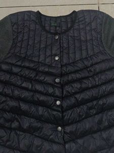 Unique Black Quilted Cardigan