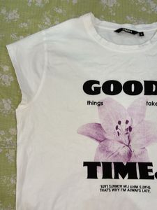 White printed T-Shirt