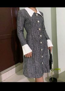 Chic Tweed Mini Dress