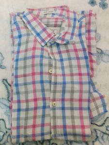 Checked Button-Down Shirt