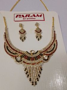Param Art Jewellery Necklace &amp; Earring Set