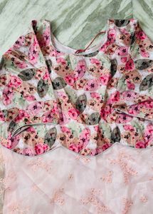 Pink Floral gown