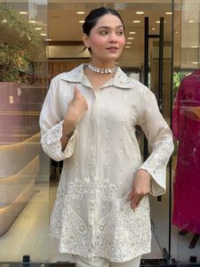 Indo-Western Premium Chanderi Silk Co-ord