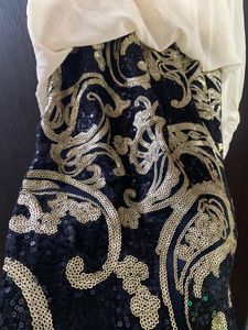 Sheer Sleeve Sequin butterfly top dress
