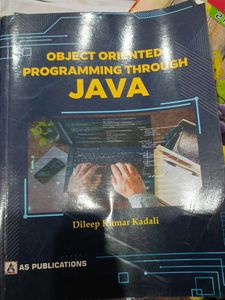 Object Oriented Programming Through Java Book