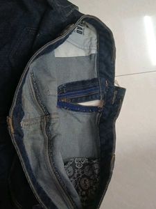 Classic Dark Wash Denim Skirt