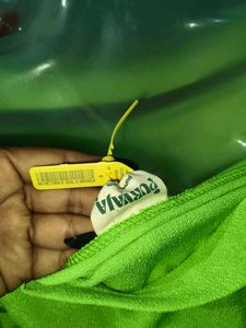 Neon Green One-Shoulder Party Dress