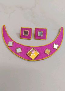 Silk Thread Navratri Necklace Set ✨😍